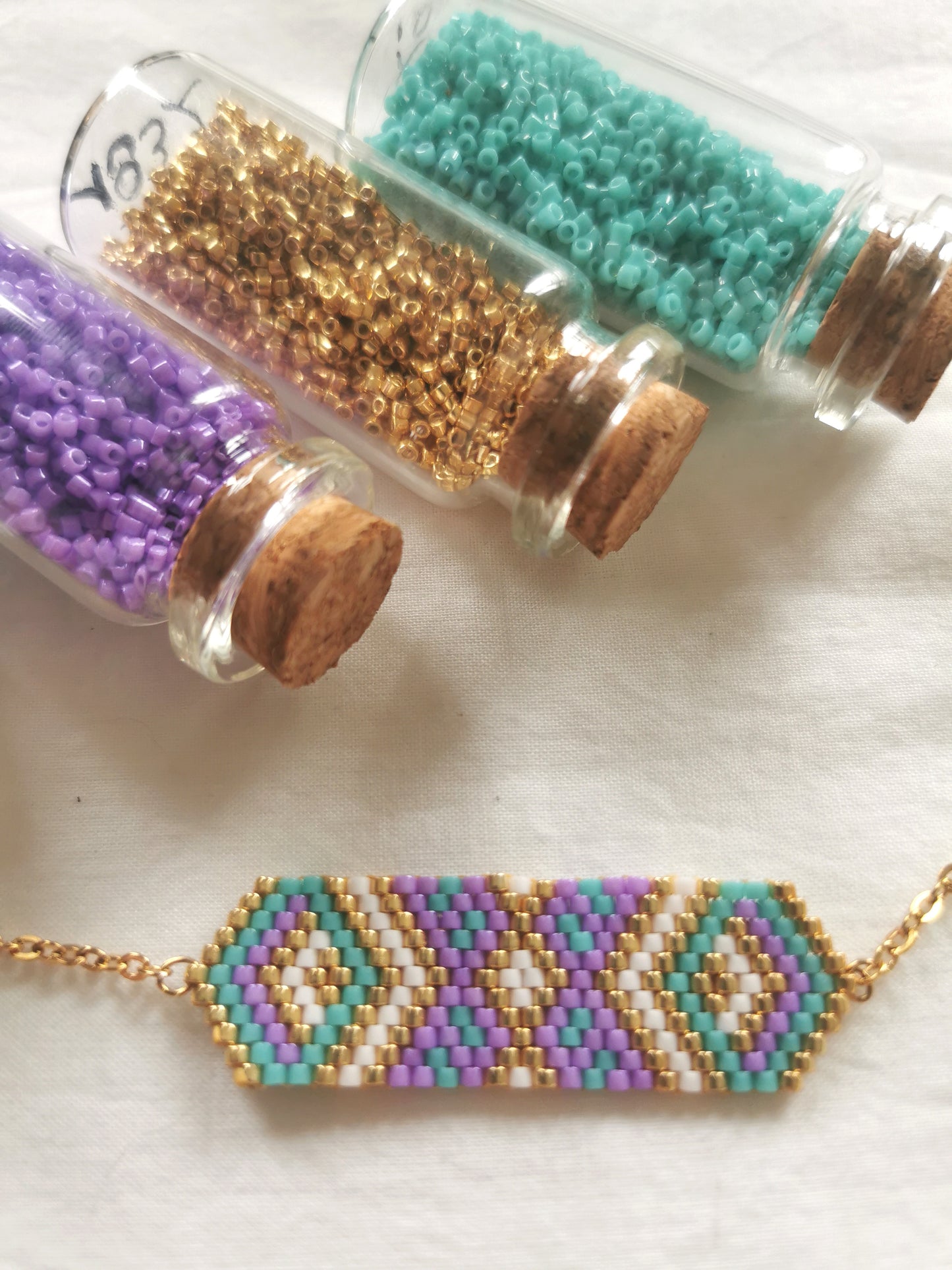 Bracelet Champs de Fleurs - une explosion de couleurs !