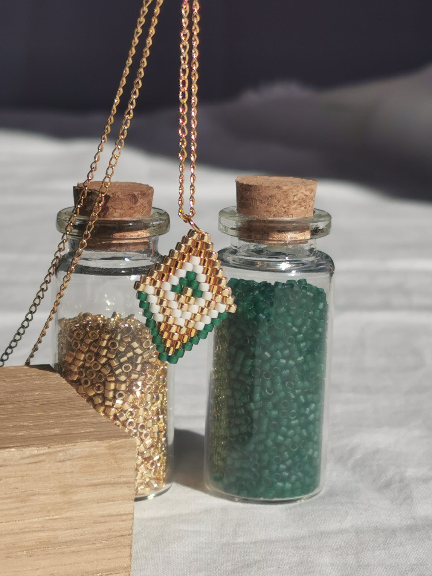 Collier Tissé à la Main