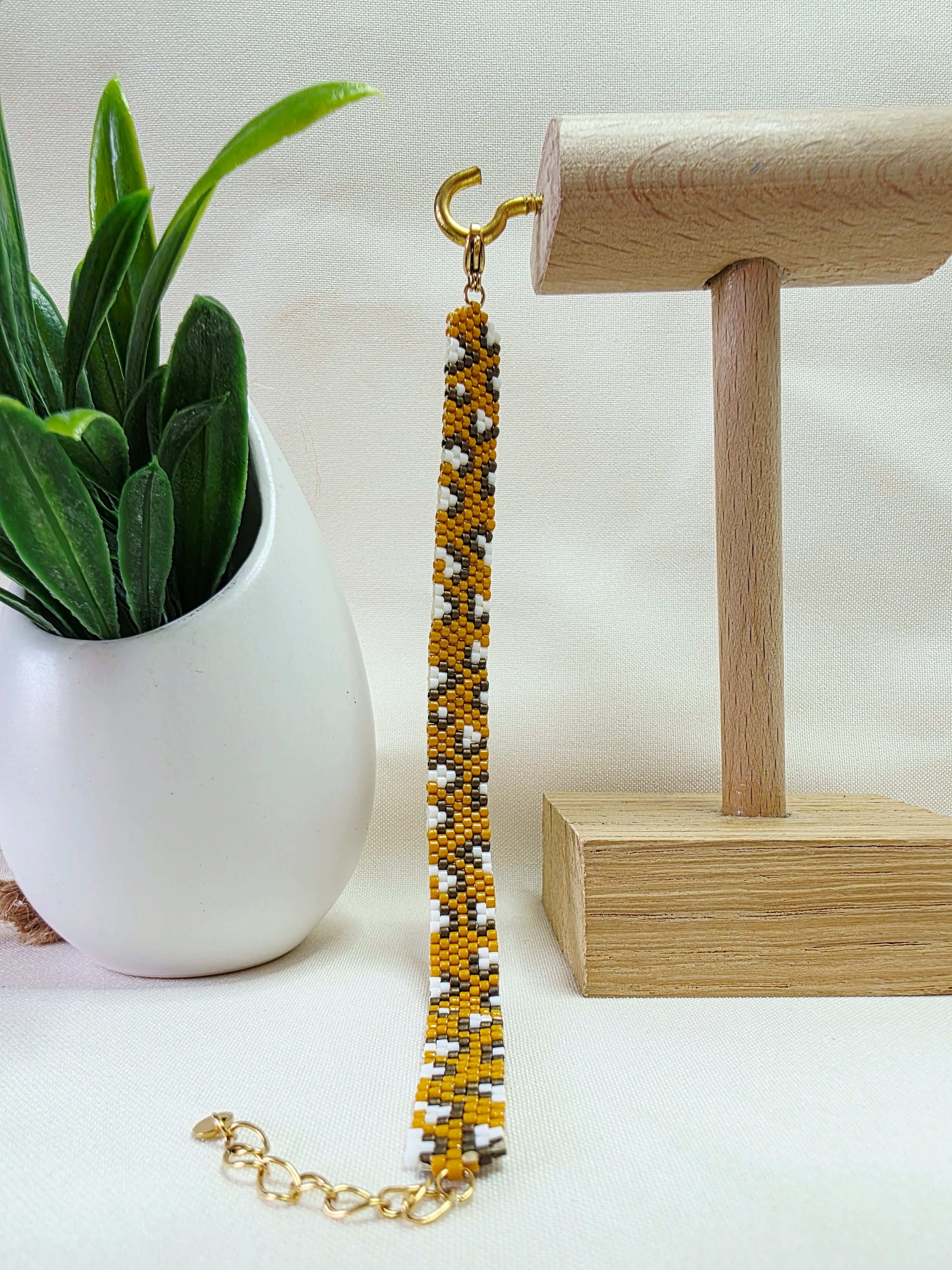 Bracelet GRaouh - motif léopard