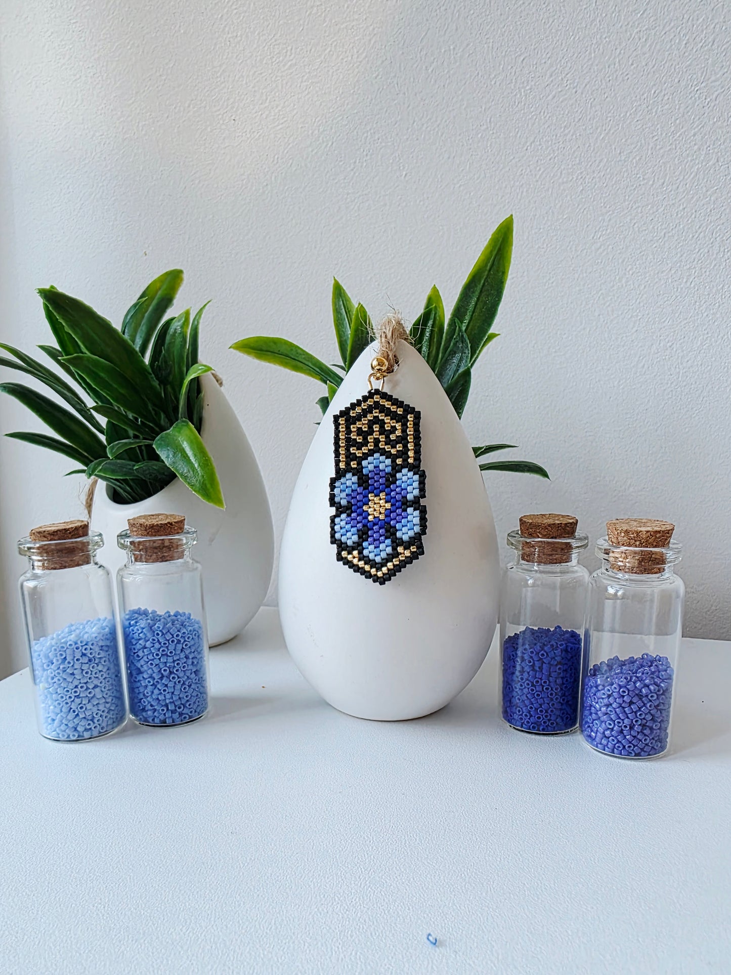 Boucles d'Oreilles - Fleurs