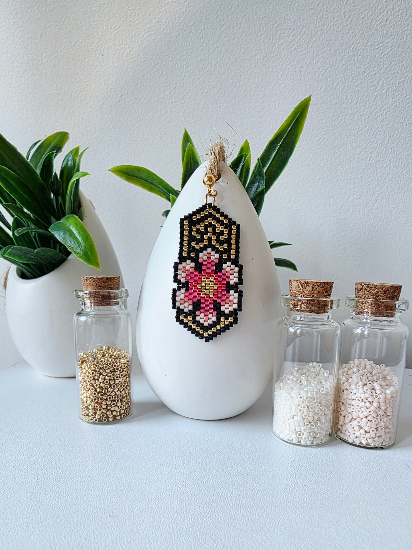 Boucles d'Oreilles - Fleurs