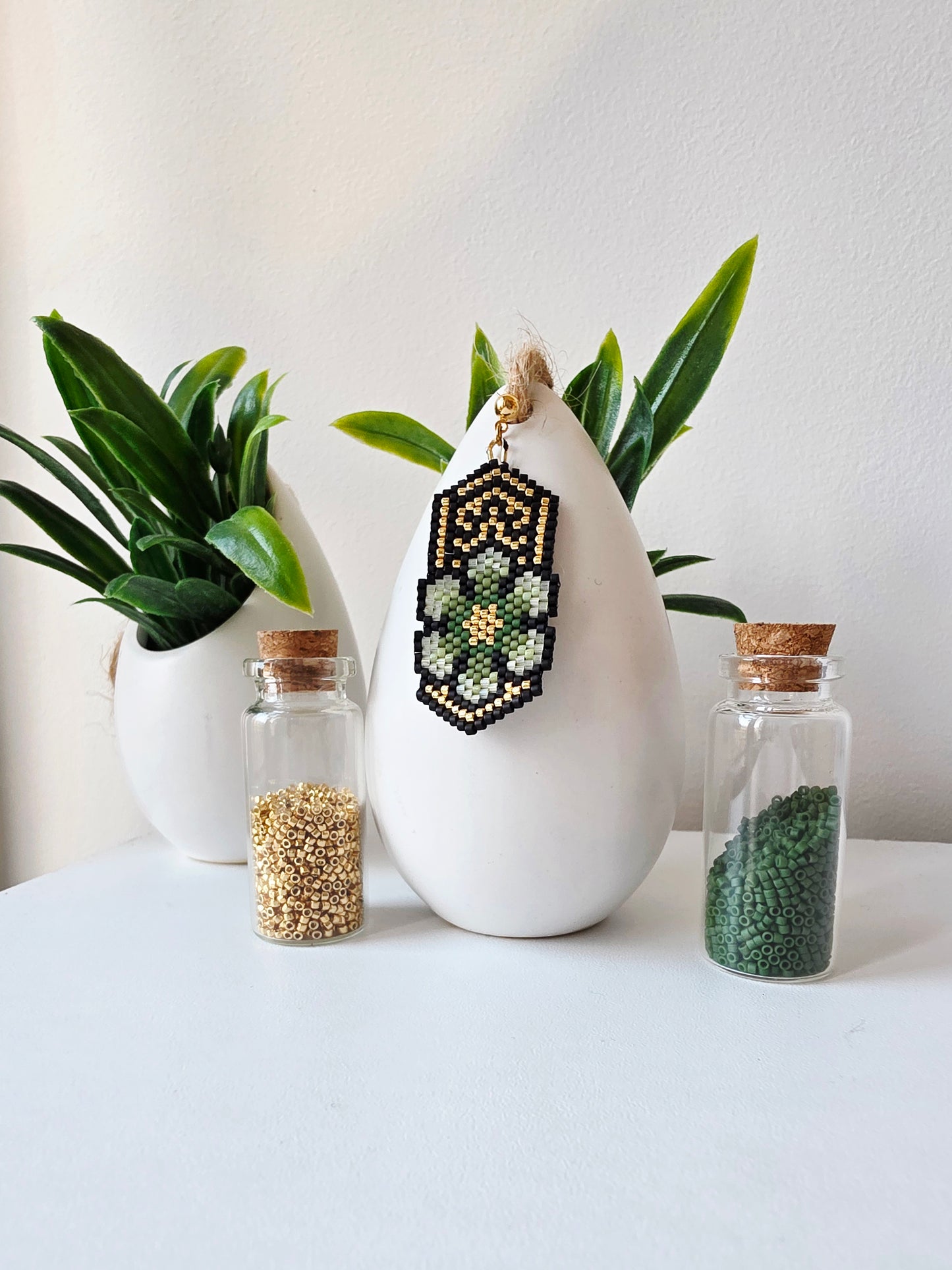 Boucles d'Oreilles - Fleurs