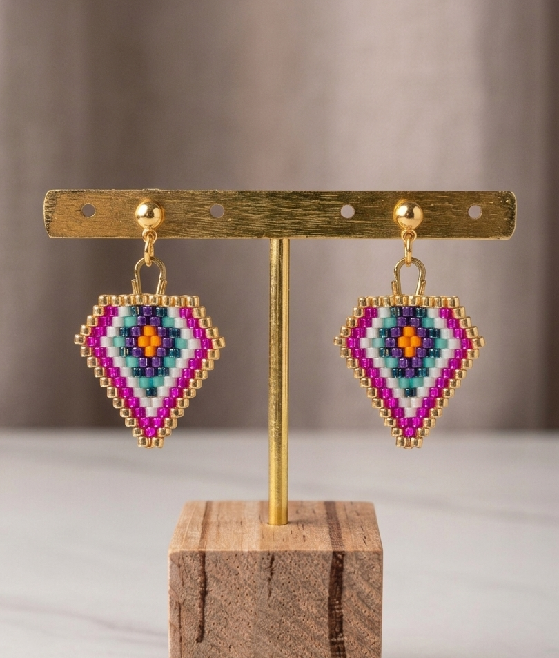Boucle d’oreille pendante – Shine like a Diamond