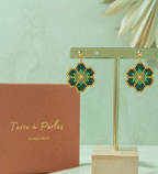 Boucle d'oreille Pendante Petite Fleur