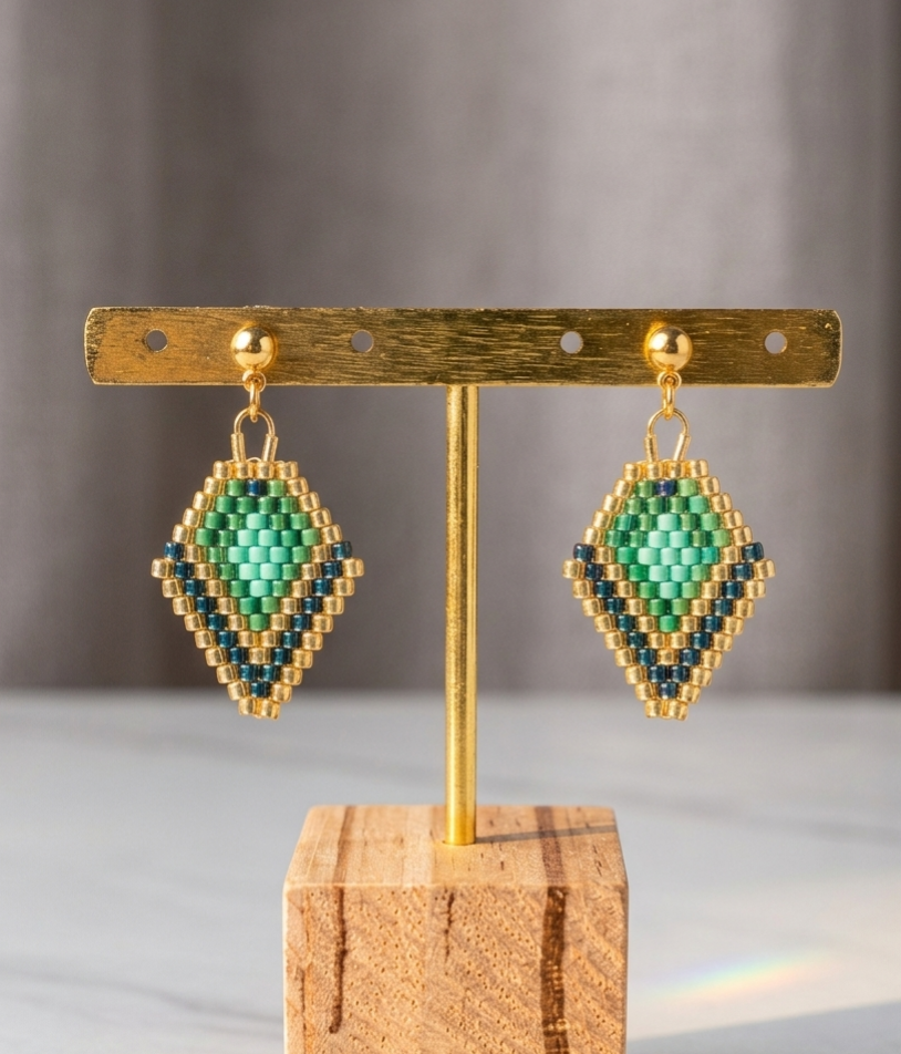 Boucle d’oreille pendante – Shine like a Diamond