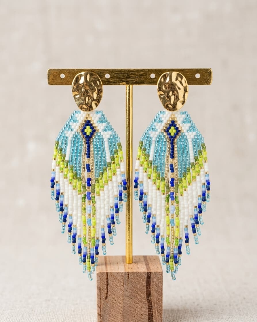 Boucle d'Oreille Pendante Fantasia