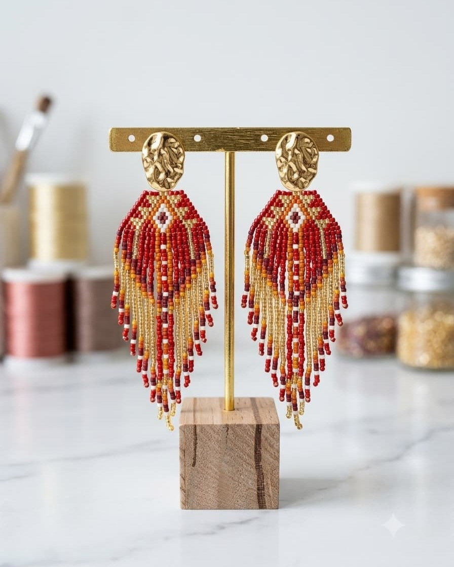 Boucle d'Oreille Pendante Fantasia