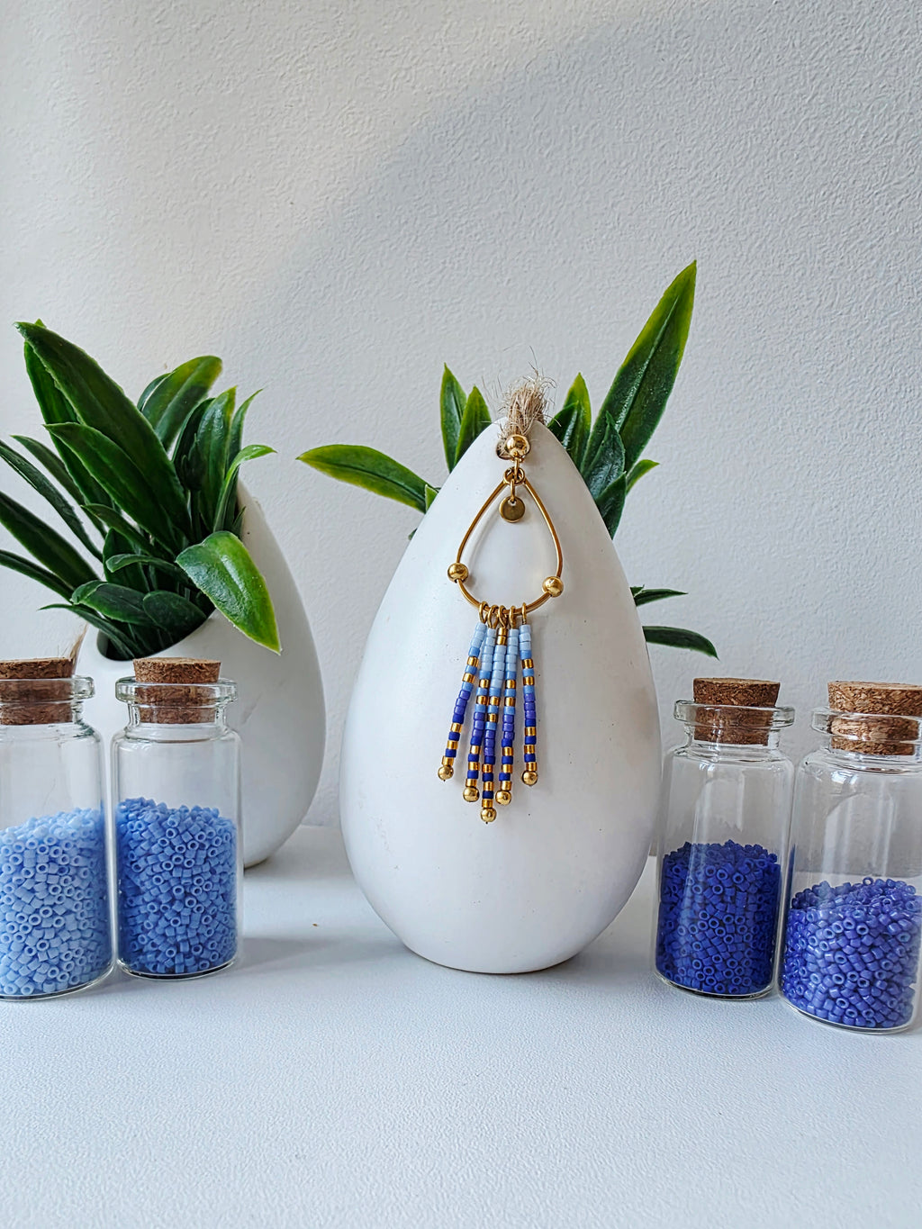 Boucles d’oreilles à Franges