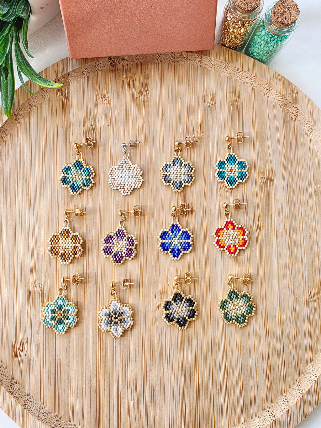 Boucle d'oreille Petite Fleur