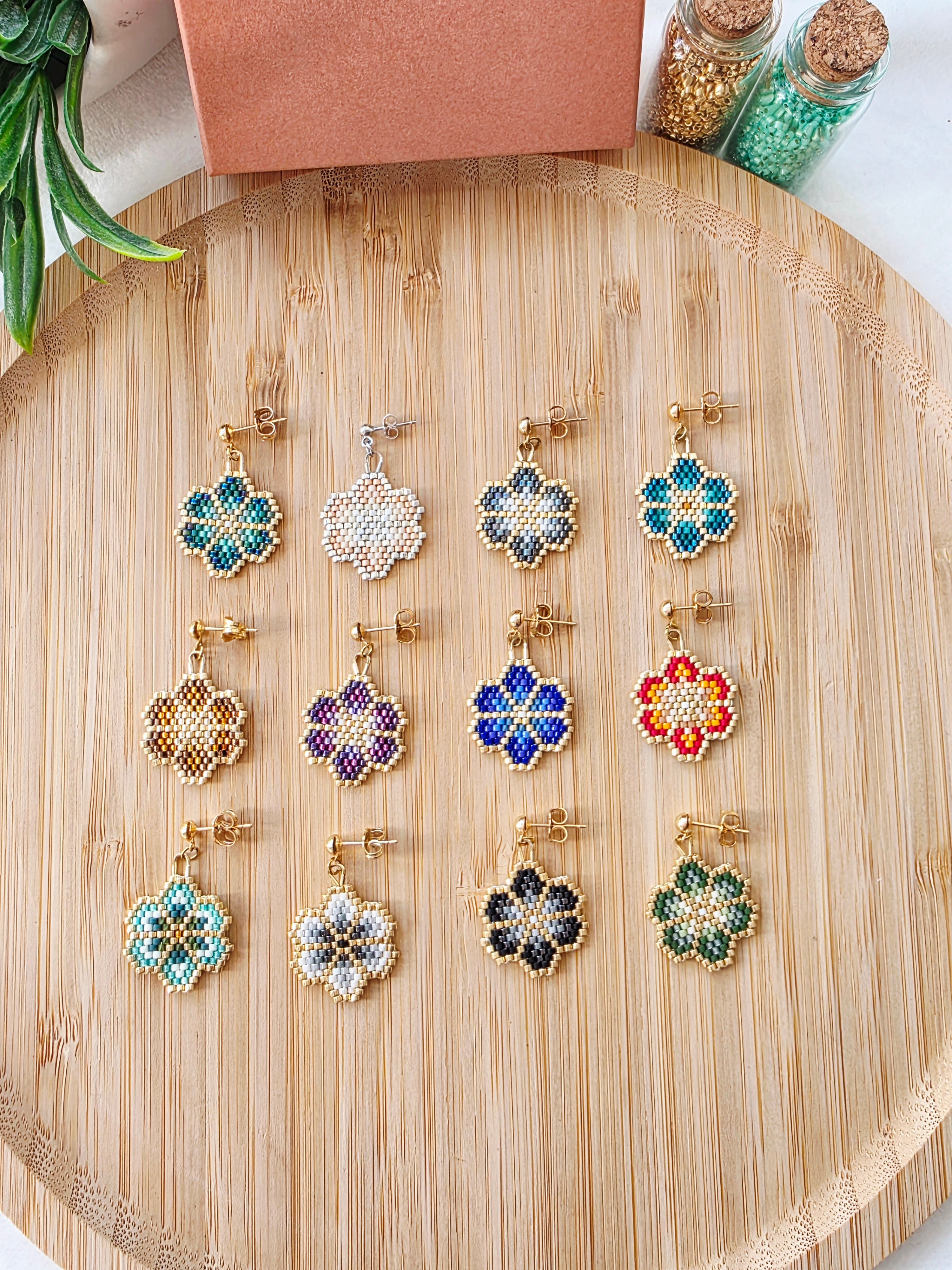 Boucle d'oreille Petite Fleur