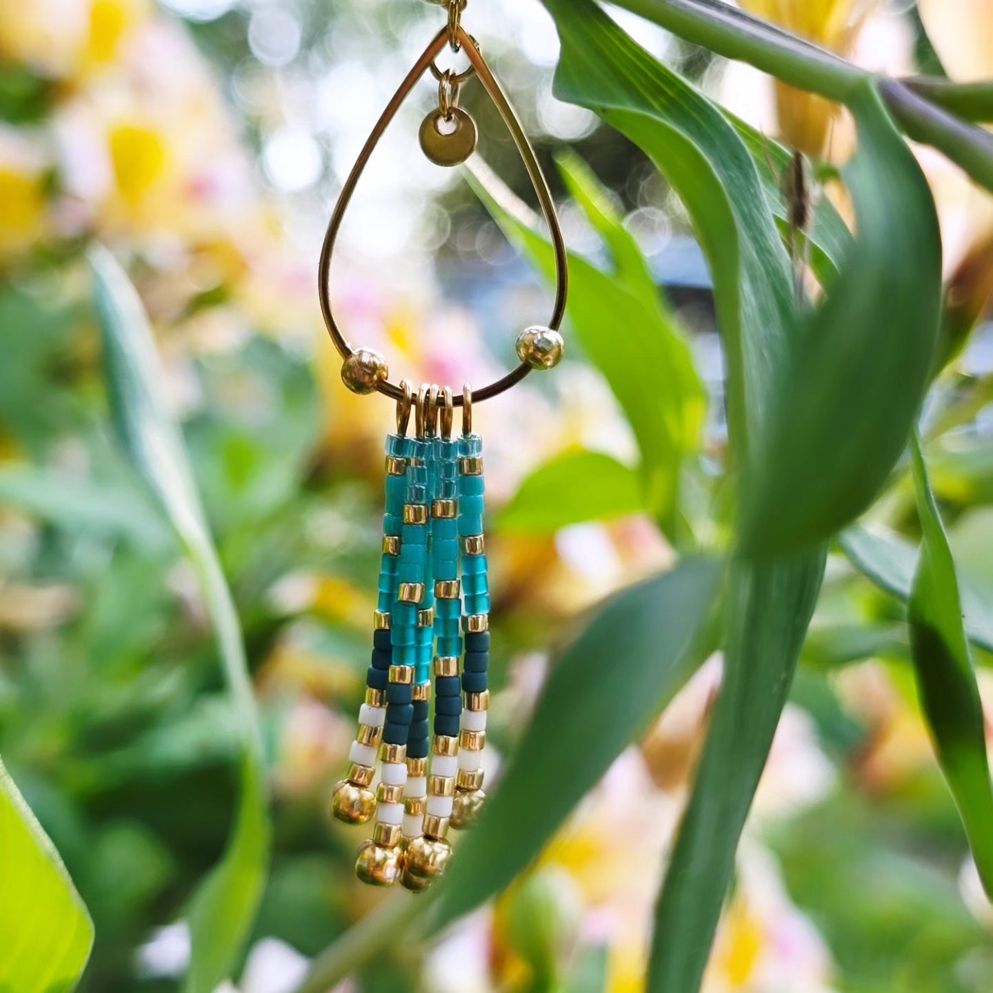 Boucles d’oreilles à Franges