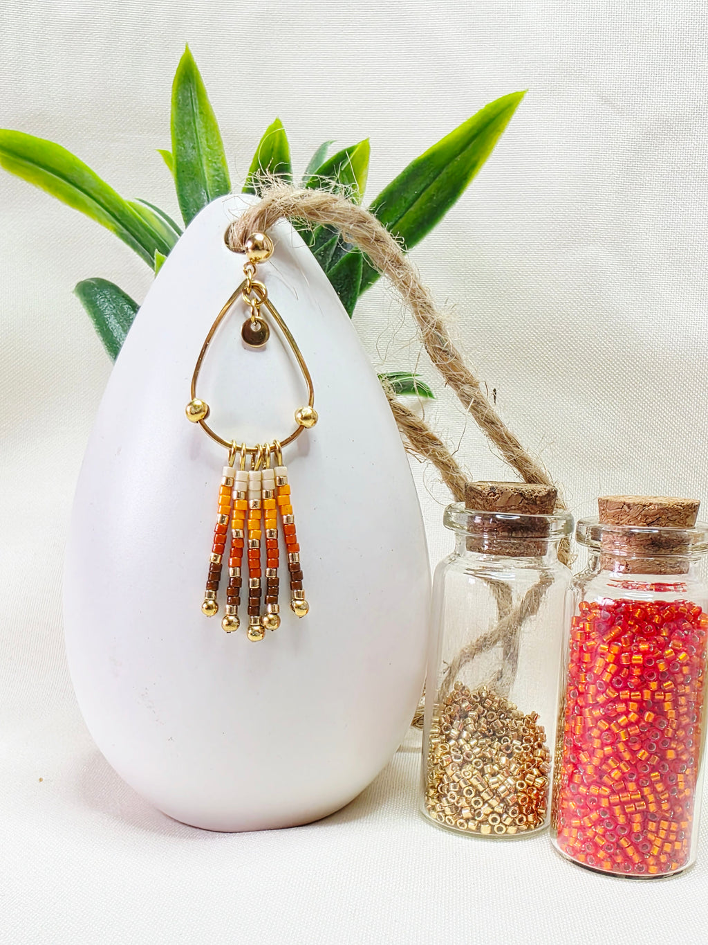 Boucles d’oreilles à Franges