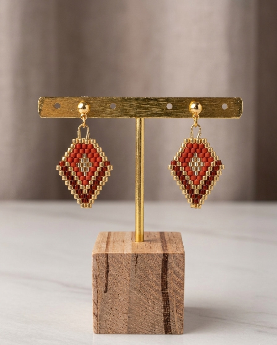 Boucle d’oreille pendante – Shine like a Diamond