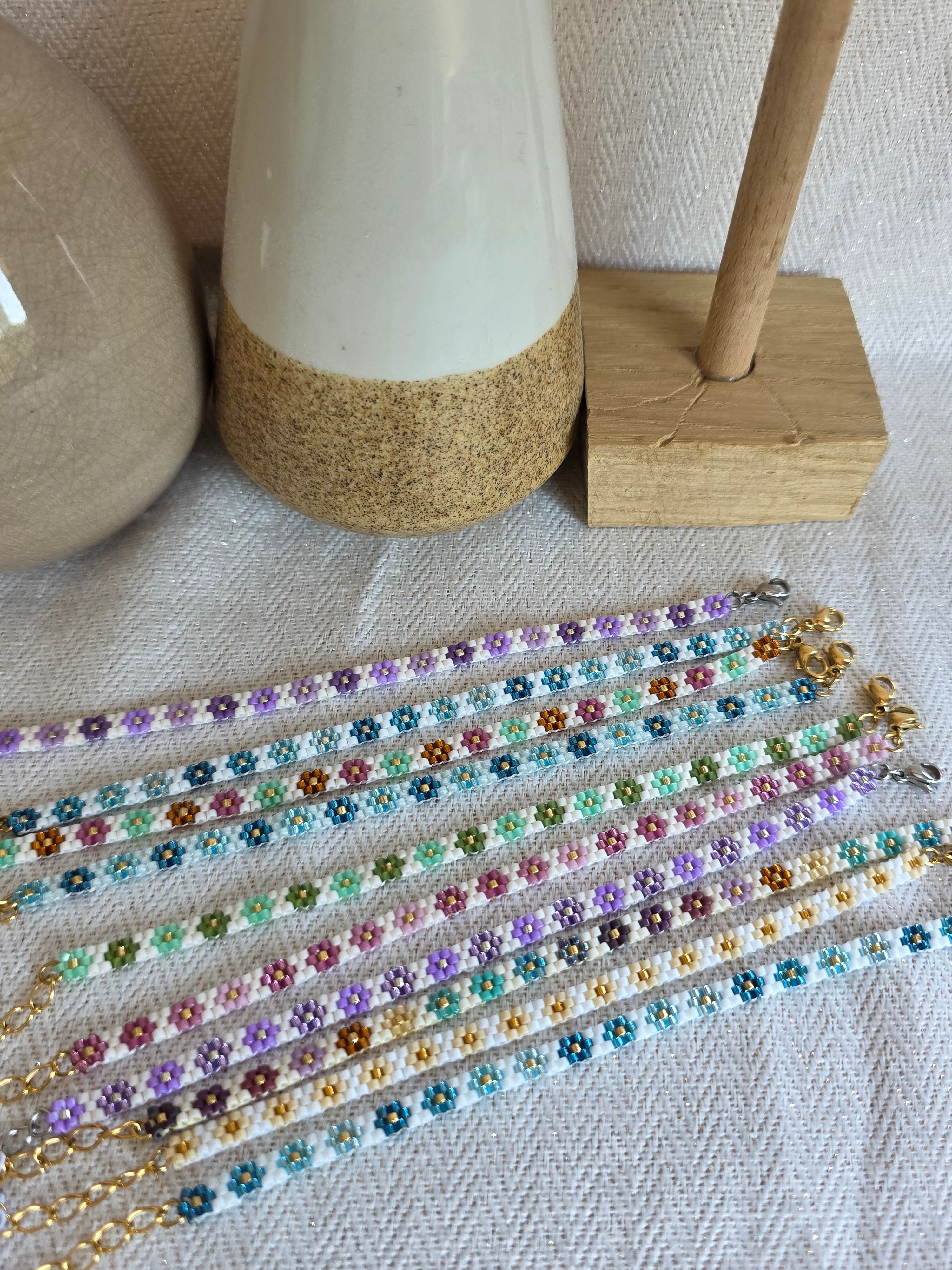 Les Petites Fleurs - Bracelet 3 Rangs