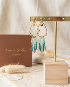 Boucles d’oreilles à Franges
