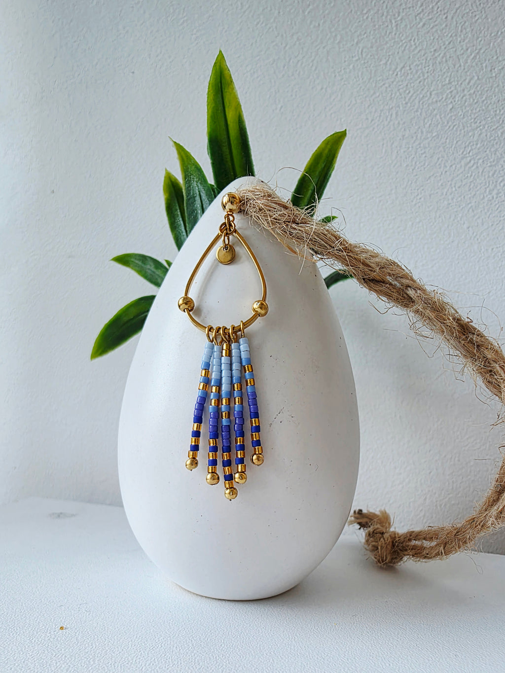 Boucles d’oreilles à Franges