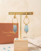 Boucles d’oreilles à Franges