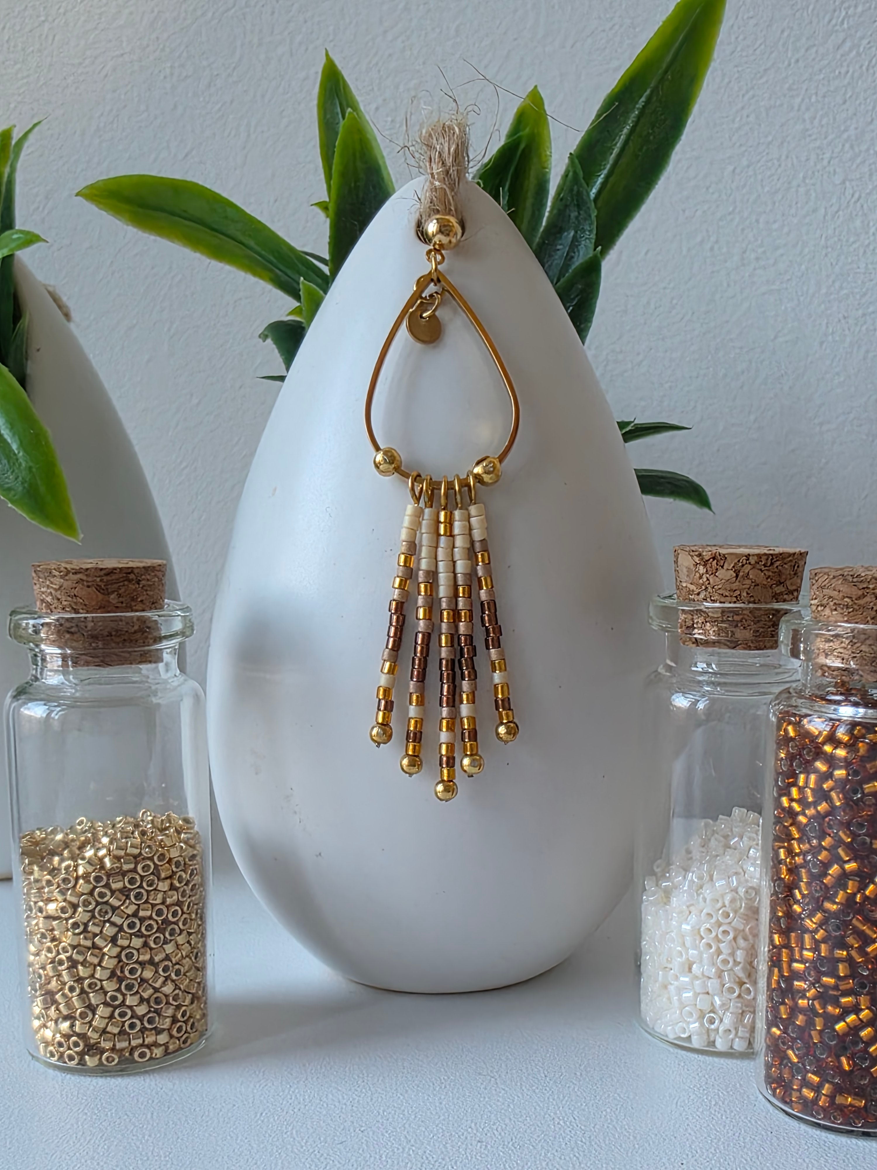 Boucles d’oreilles à Franges