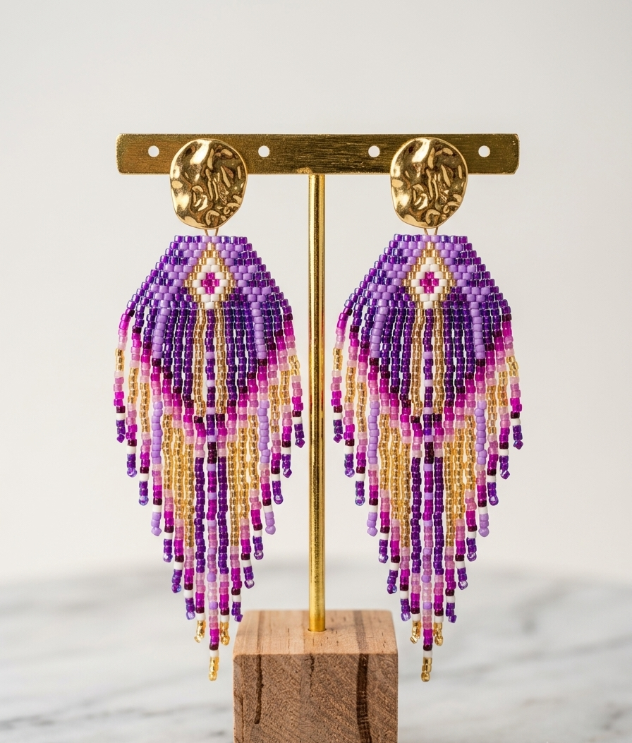 Boucle d'Oreille Pendante Fantasia