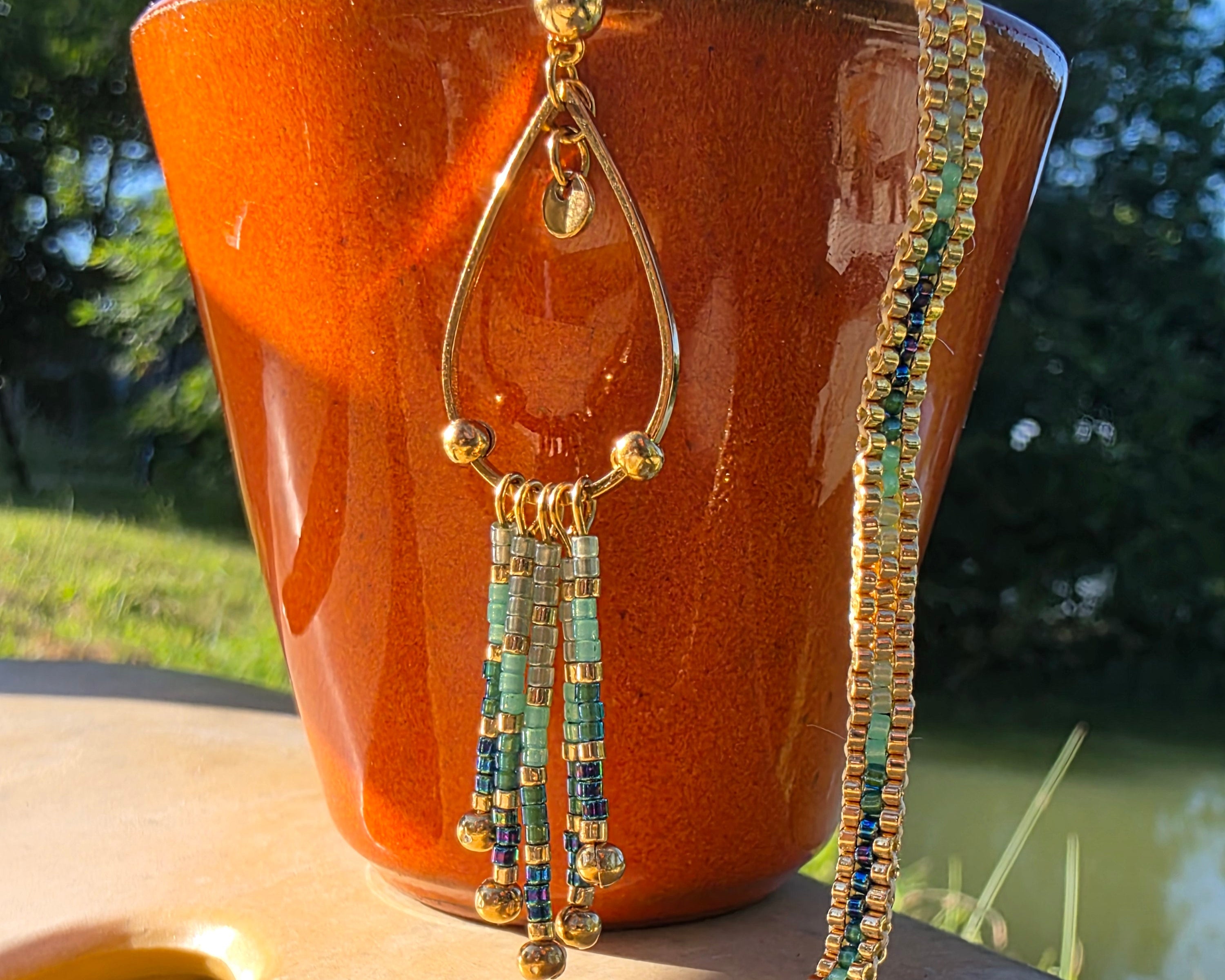 Boucles d’oreilles à Franges