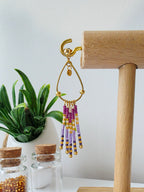 Boucles d’oreilles à Franges