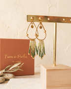 Boucles d’oreilles à Franges