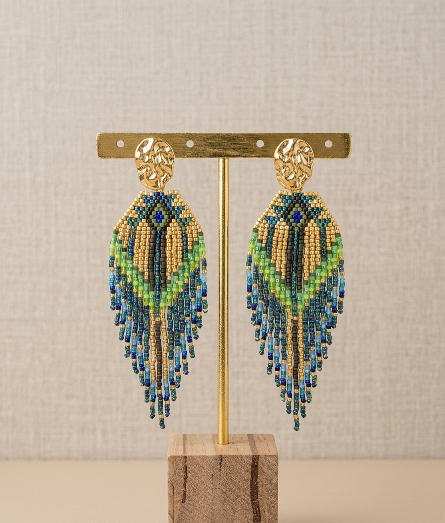 Boucle d'Oreille Pendante Fantasia