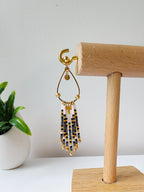 Boucles d’oreilles à Franges