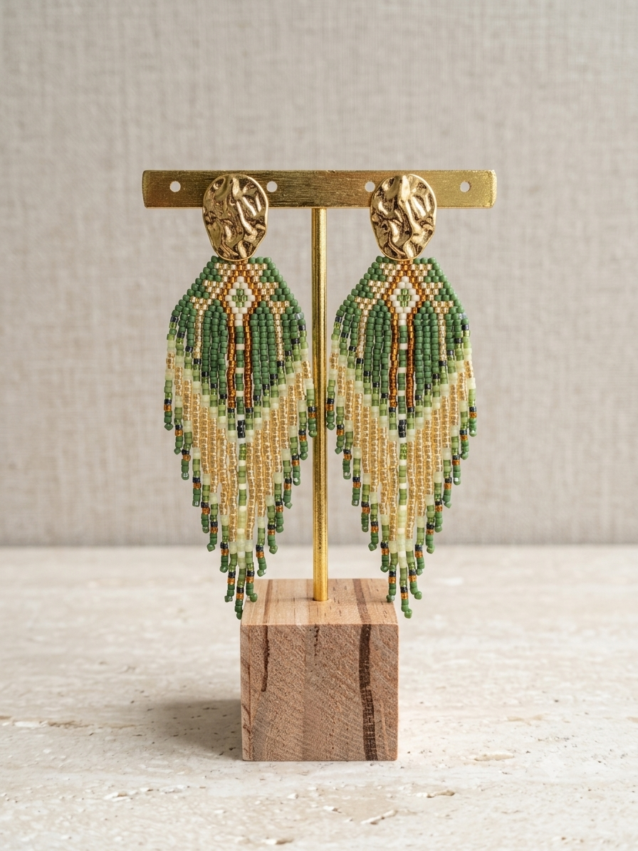 Boucle d'Oreille Pendante Fantasia