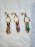 Boucles d’oreilles à Franges