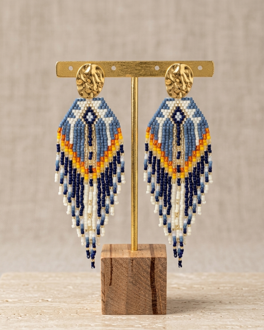 Boucle d'Oreille Pendante Fantasia