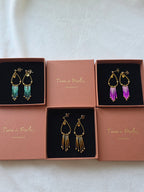 Boucles d’oreilles à Franges