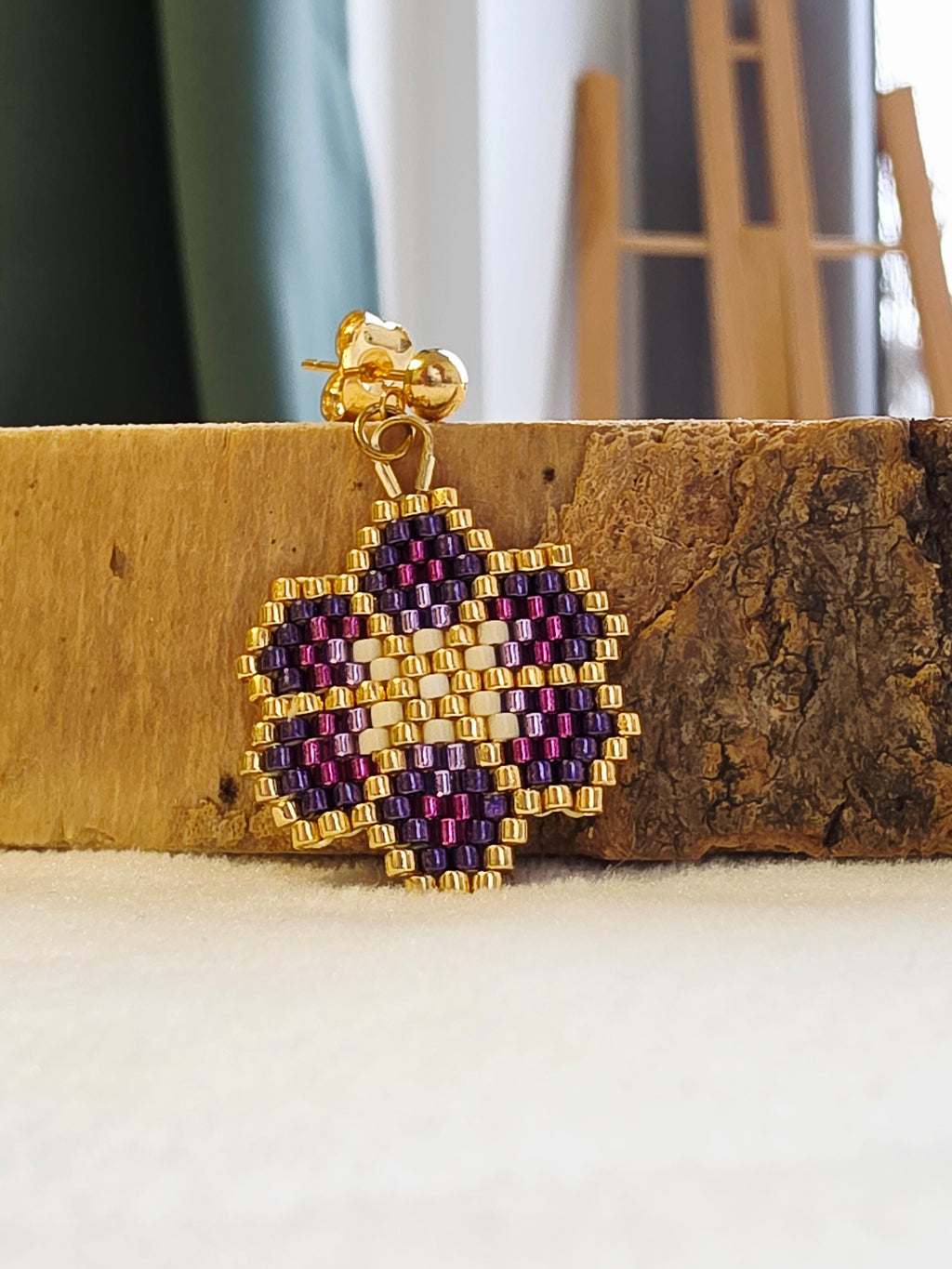 Boucle d'oreille Petite Fleur