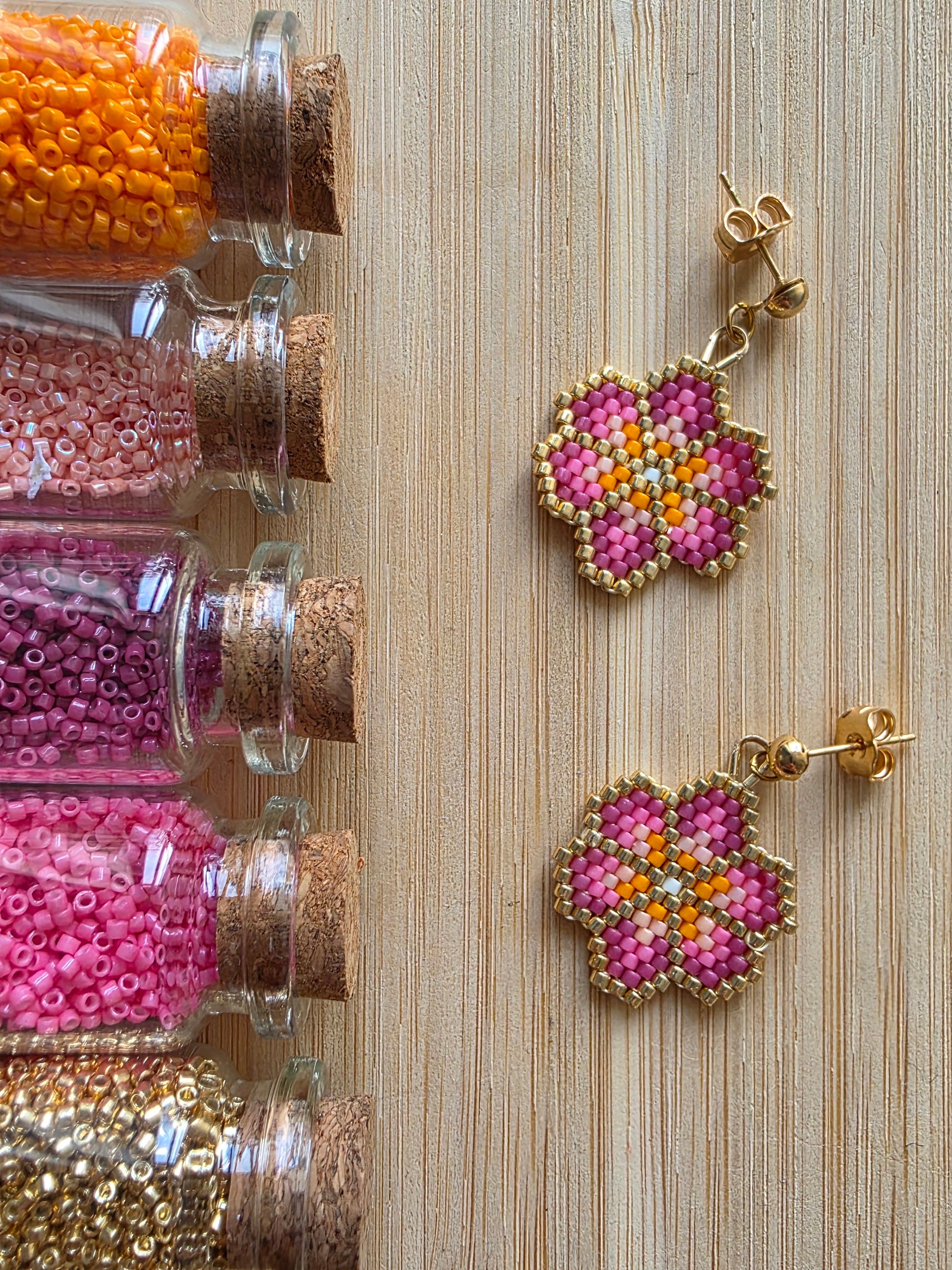 Boucle d'oreille Petite Fleur