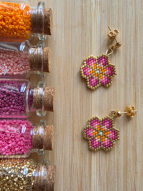 Boucle d'oreille Petite Fleur