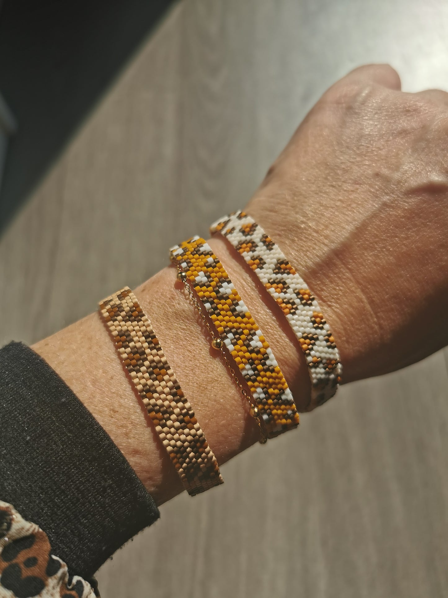 Bracelet GRaouh - motif léopard