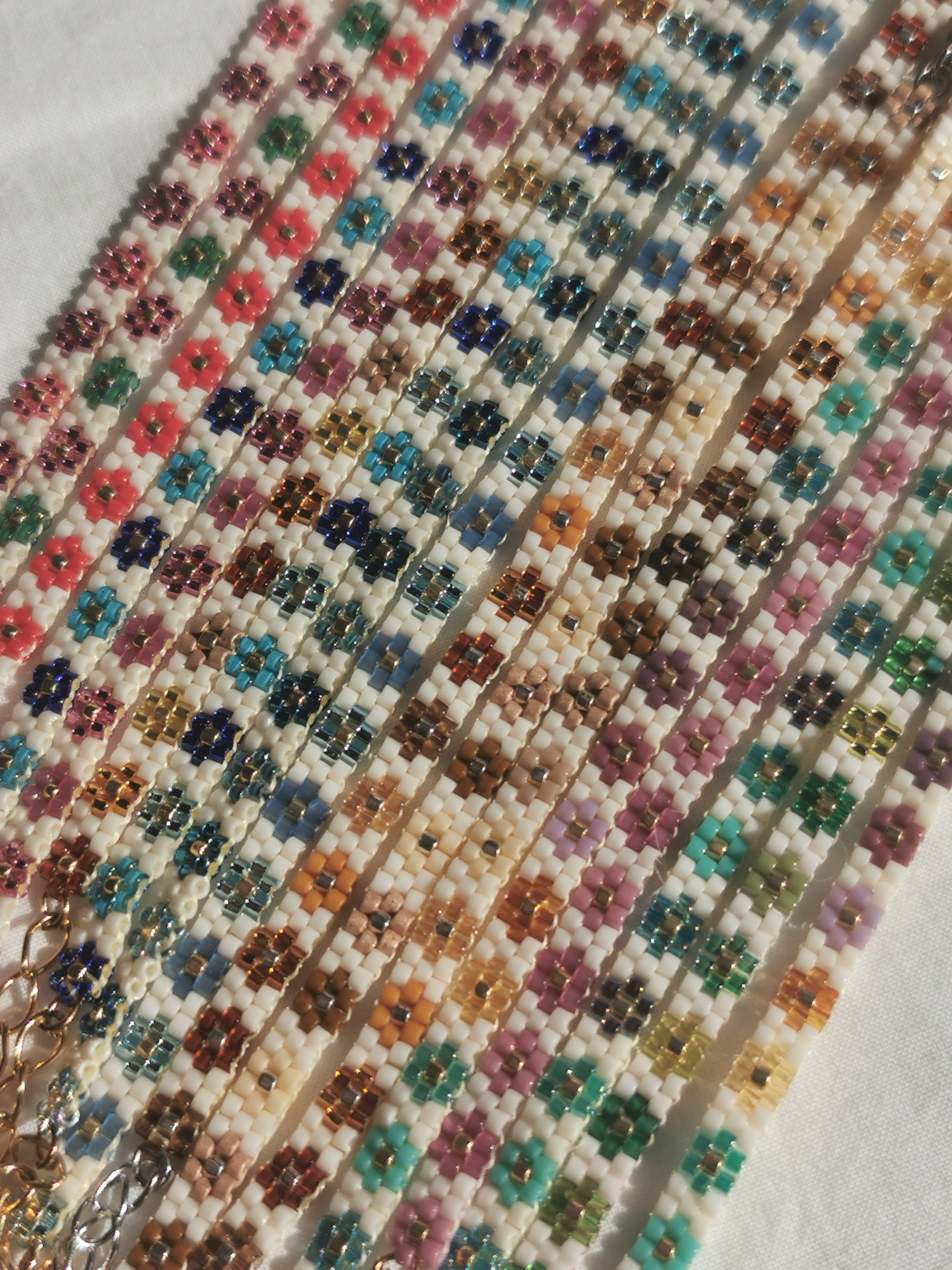 Les Petites Fleurs - Bracelet 3 Rangs