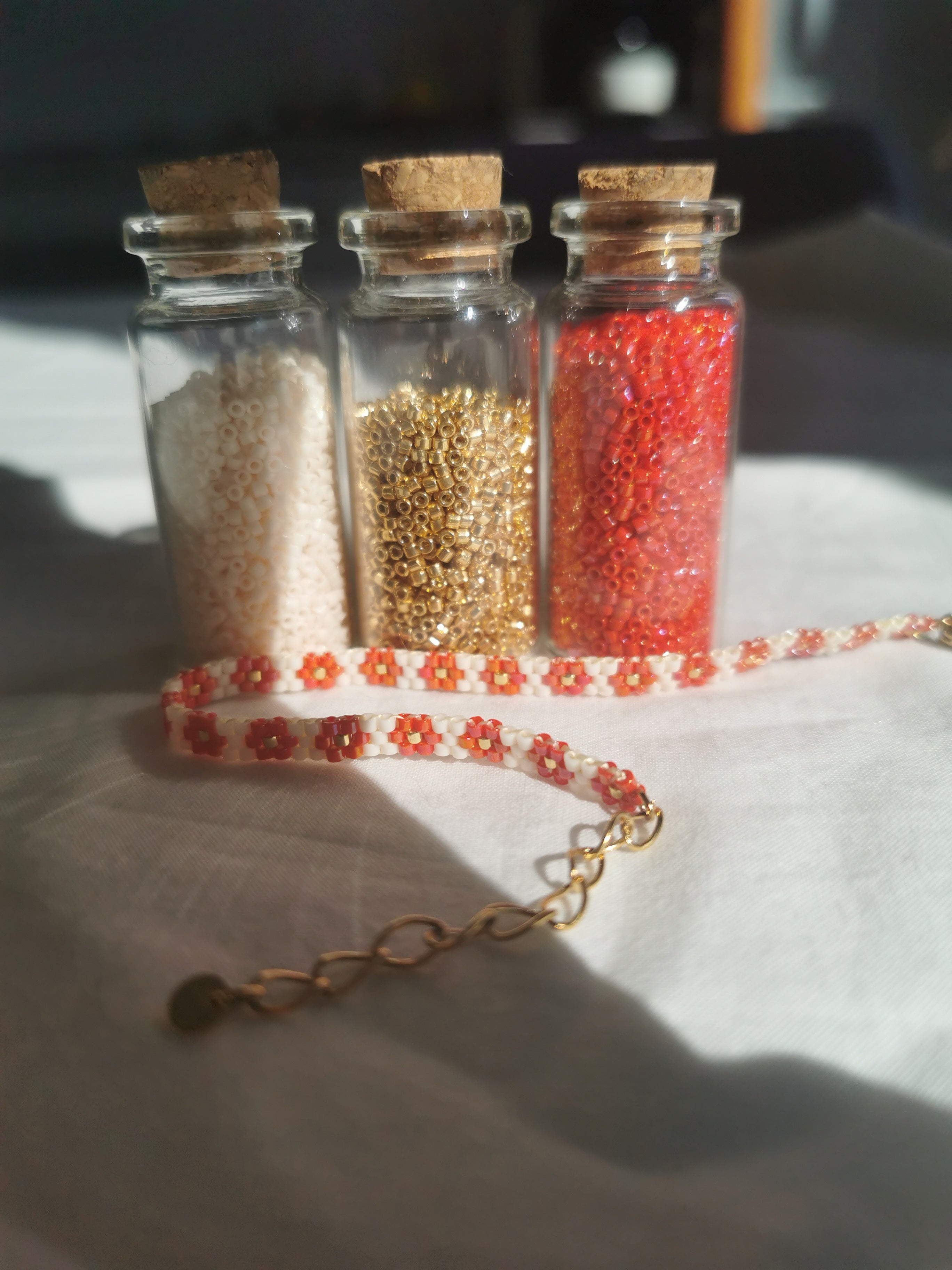 Les Petites Fleurs - Bracelet 3 Rangs